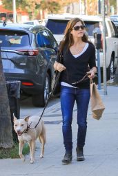 Selma Blair - Walking Her Dog in Los Angeles 11/14/2017