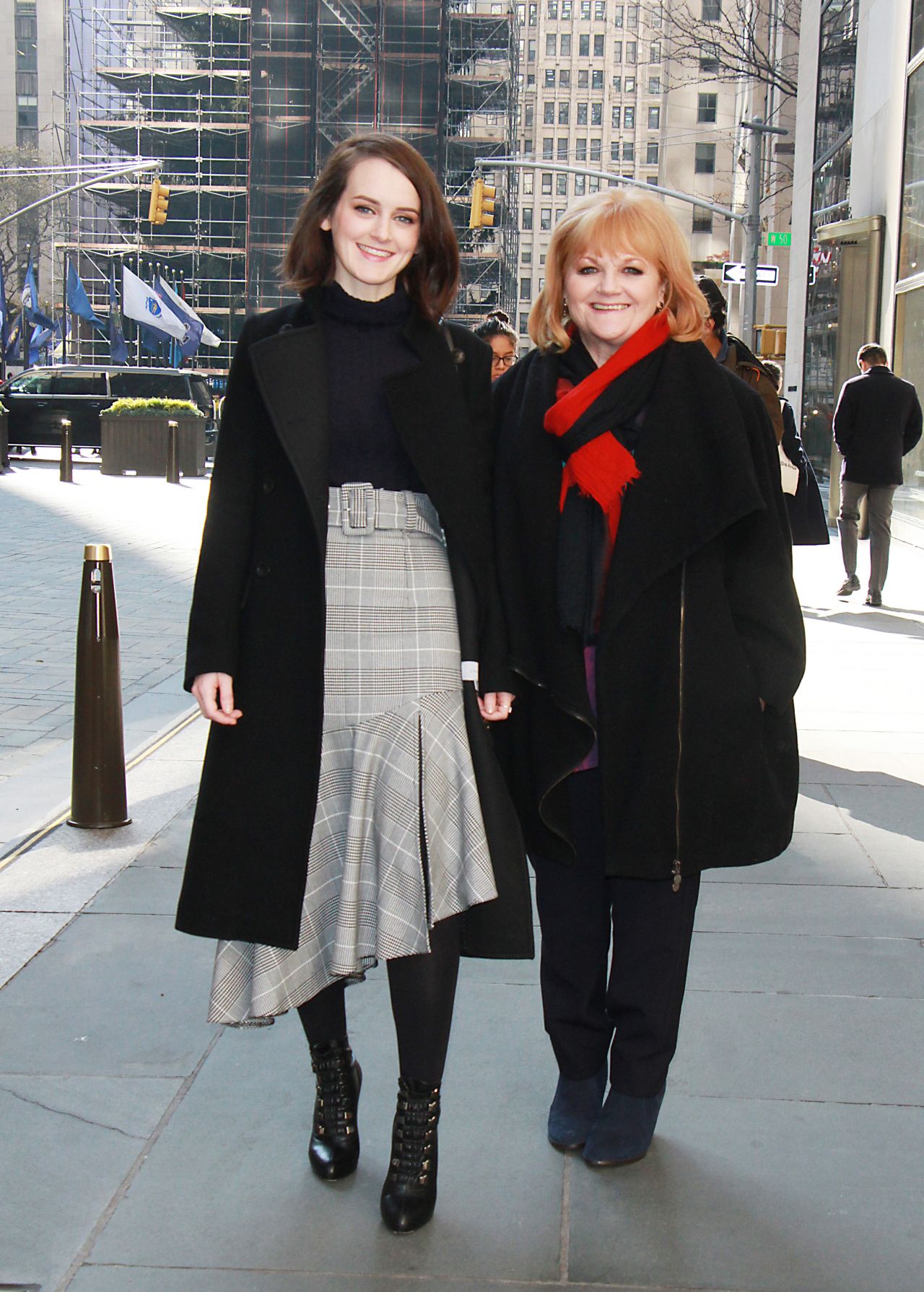 Sophie McSheera and Lesley Nicol at New York Live 11/16/2017 • CelebMafia