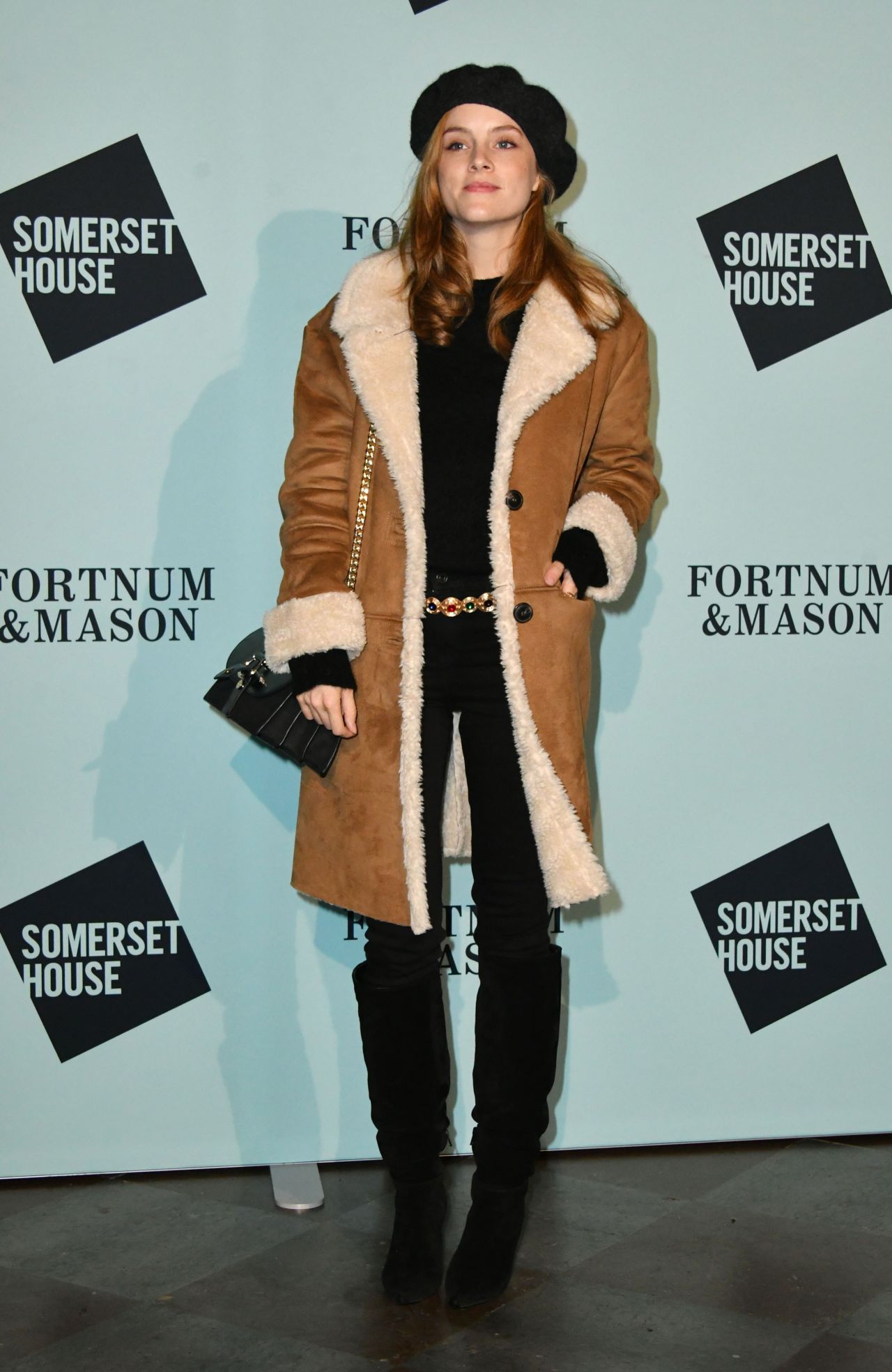 Sophie Rundle - Skate at Somerset House Launch Party in London 11/14