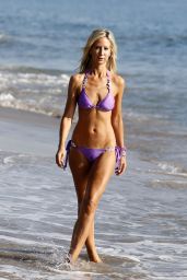 Victoria Hervey in Bikini on the Beach in Malibu