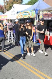 Victoria Justice and Madison Reed - Farmers Market in Studio City 11/19/2017