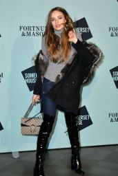Xenia Tchoumitcheva - Skate at Somerset House Launch Party in London 11/14/2017