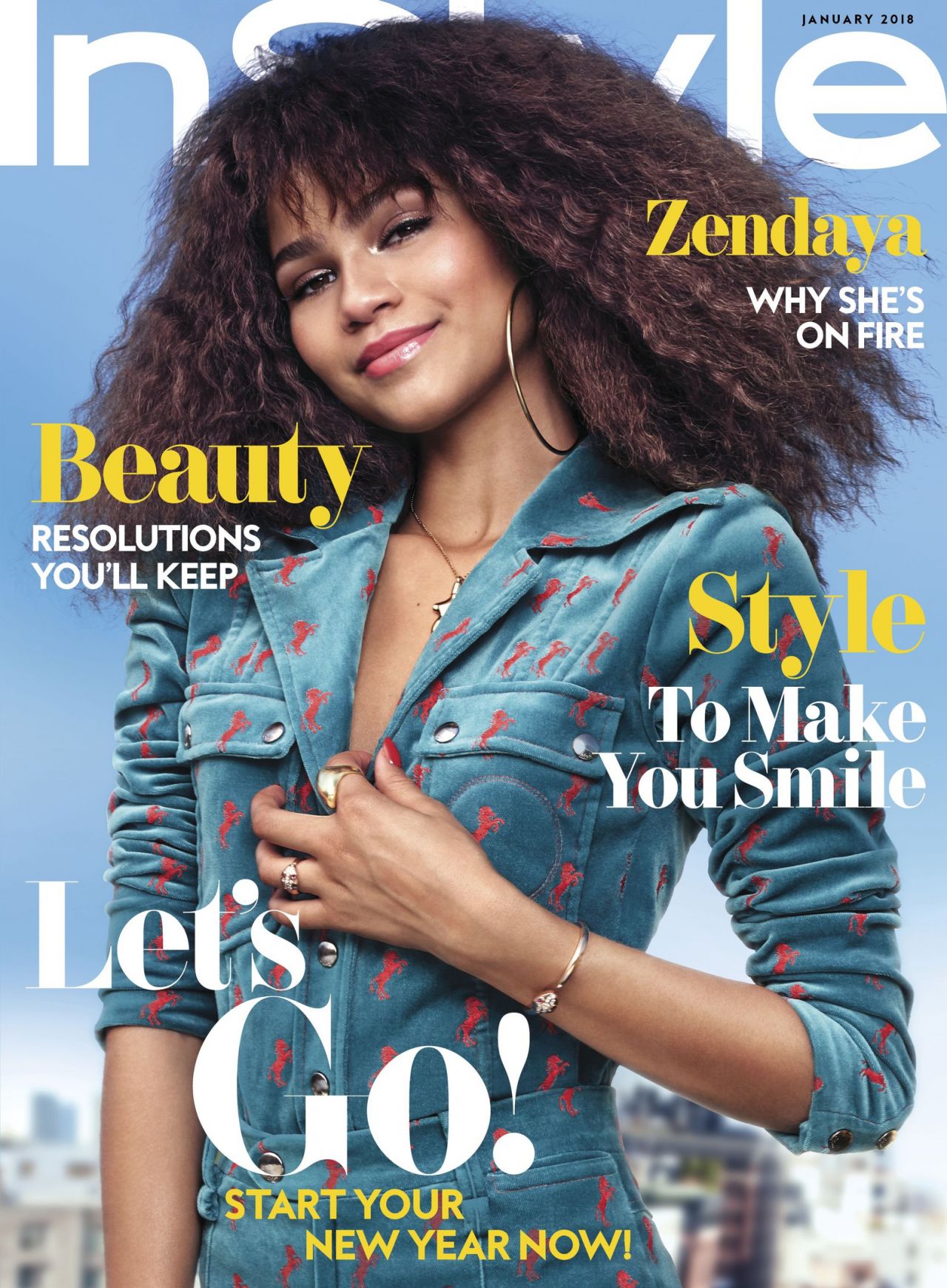 Zendaya - InStyle January 2018 • CelebMafia