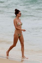 Alessandra Ambrosio in a Teeny Bikini On the Beach in Florianopolis