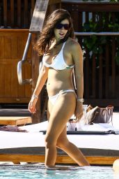 Alexandra Michelle Rodriguez in Bikini at the Pool in Miami 12/05/2017