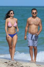 Alexandra Rodriguez in Two Piece Bikini in Miami Beach 12/07/2017