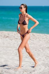 Alina Baikova Hot in Bikini on the Beach in Miami