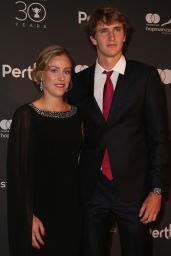 Angelique Kerber at Hopman Cup New Years Eve Players Ball in Perth