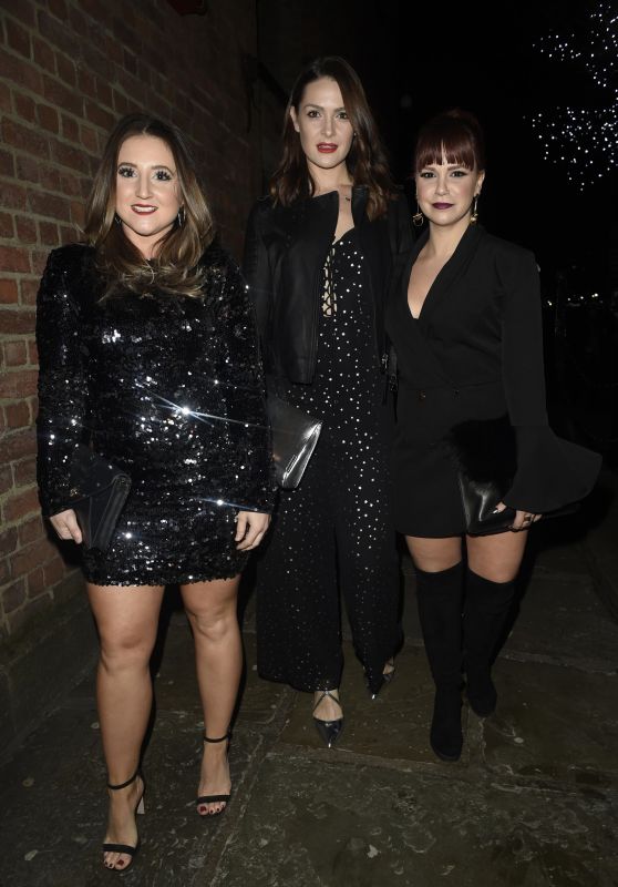 Anna Passey, Jazmine Franks and Jessica Fox – Hollyoaks Xmas Party in Liverpool 12/15/2017