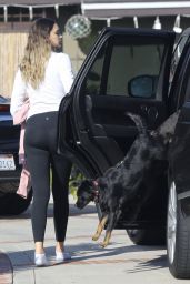 April Love Booty in Tights Out in LA