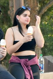 Ariel Winter Enjoys Some Ice Cream - Disneyland in Anaheim 12/09/2017