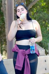 Ariel Winter Enjoys Some Ice Cream - Disneyland in Anaheim 12/09/2017