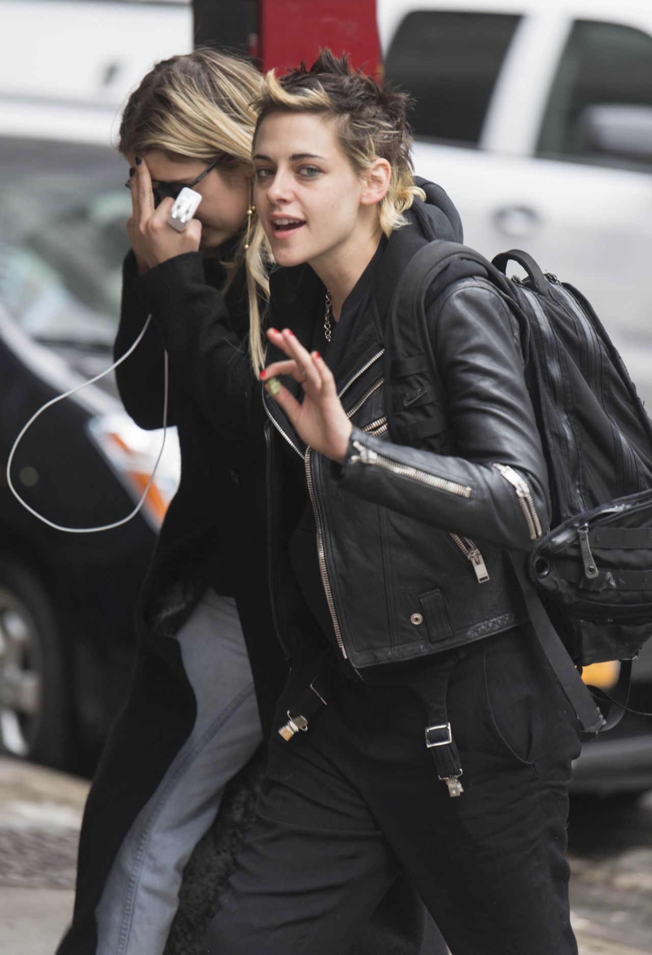 Ashley Benson and Kristen Stewart - Hang Out Together in NYC 12/12/2017