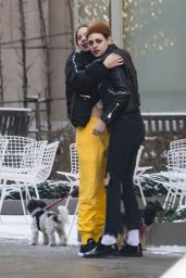 Ashley Benson and Kristen Stewart - NYC 12/14/2017