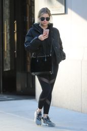 Ashley Benson in Spandex - Out in NYC 12/01/2017