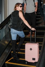 Ashley Greene at LAX International Airport in LA 12/15/2017