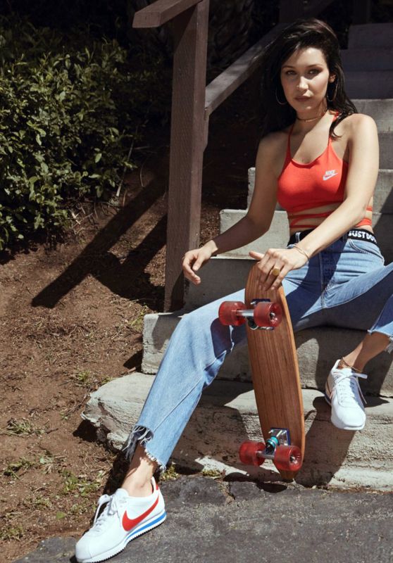 Bella Hadid - Nike Cortez Photoshoot • CelebMafia