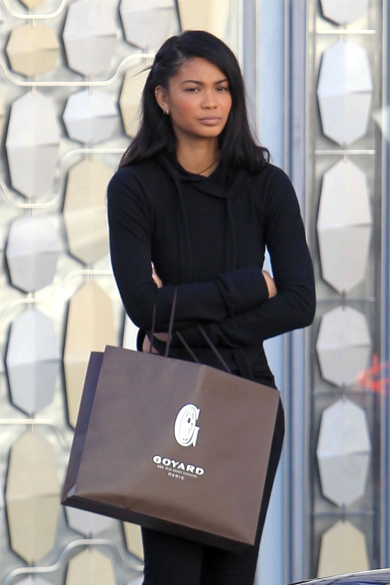 Chanel Iman Flashed Her New Engagement Ring - Shopping in Beverly Hills