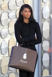 Chanel Iman Flashed Her New Engagement Ring - Shopping in Beverly Hills