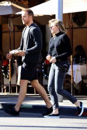 Chloe Grace Moretz and Her Mother Teri at Il Pastaio in Beverly Hills