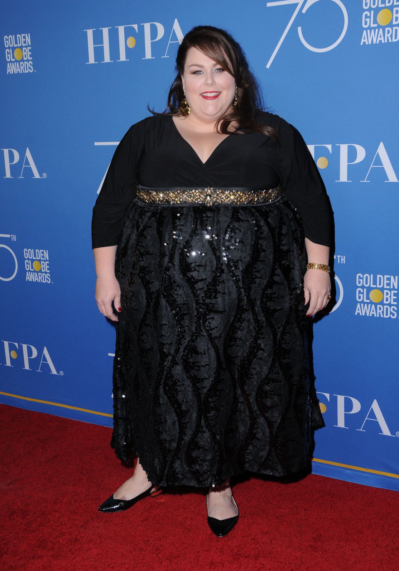 Chrissy Metz – HFPA 75th Anniversary Celebration and NBC Golden Globe Special Screening in Hollywood