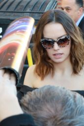 Daisy Ridley Arriving to Appear on Jimmy Kimmel Live! in NYC