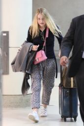 Dakota Fanning at LAX Airport 12/19/2017