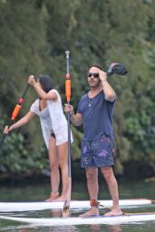 Darcie Lincoln Paddle Boarding in Hawaii