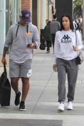 Draya Michele - Christmas Shopping Together in Beverly Hills 12/19/2017