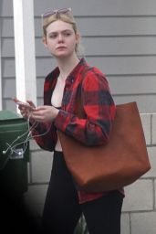 Elle Fanning - Hits the Gym in Los Angeles 12/20/2017