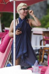 Emma Forbes in Swimsuit in Barbados 12/22/2017