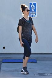Emmy Rossum in Leggings - Hits the Gym in West Hollywood