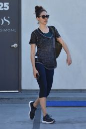 Emmy Rossum in Leggings - Hits the Gym in West Hollywood