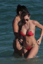 Francesca Bambilla and Livia Canallis - Show Off Their Bikini Bodies on the Beach in Miami 12/08/2017