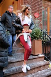 Gigi Hadid - Leaves a Reebok Christmas Party in NYC