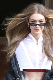 Gigi Hadid - Leaves Her Apartment in NYC 12/14/2017