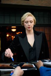 Gwendoline Christie - Leaves Her Hotel in the East Village in NYC 12/04/2017
