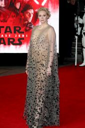 Gwendoline Christie – “Star Wars: The Last Jedi” Premiere in London