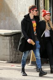 Hilary Duff and Her Boyfriend Shop in Soho in NYC