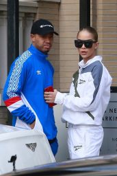 Jasmine Sanders and Terrence J Christmas Shopping in Beverly Hills
