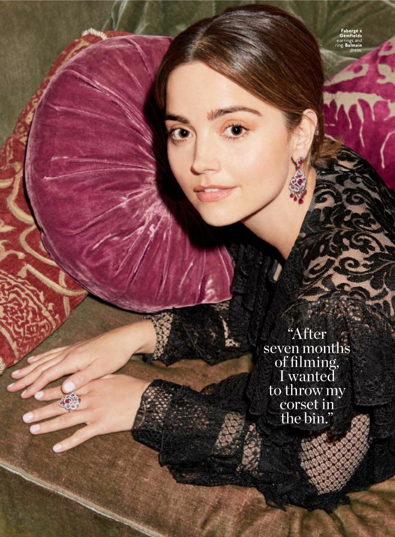 Jenna Coleman - InStyle UK January 2018 • CelebMafia