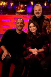 Jenna-Louise Coleman Appeared on Graham Norton Show in London, December 2017