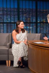 Jenna-Louise Coleman - Late Night With Seth Myers in NYC 12/13/2017