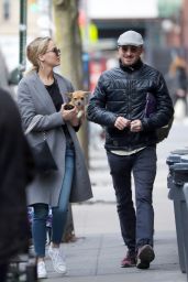 Jennifer Lawrence and Darren Aronofsky in NYC