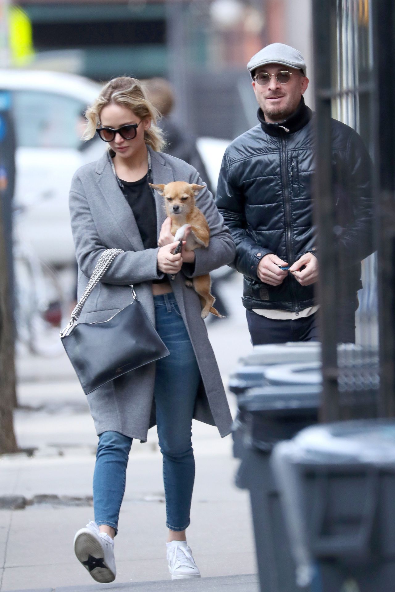 Jennifer Lawrence and Darren Aronofsky in NYC • CelebMafia