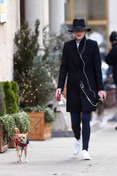 Jennifer Lawrence - Walking Her Dog in NYC 12/18/2017