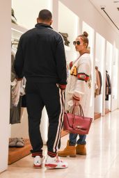 Jennifer Lopez and Alex Rodriguez Shopping in LA
