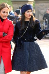 Jennifer Lopez and Vanessa Hudgens - "Second Act" Set in NYC 12/04/2017