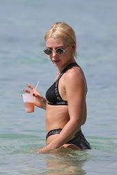 Jessica Woodley in Bikini on the Beach in Barbados 12/13/2017