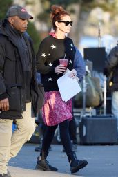 Julia Roberts Filming "Ben is Back" in New York 12/20/2017